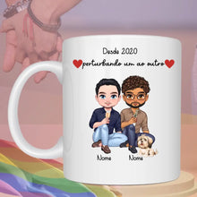 Carregar imagem no visualizador da galeria, Caneca Casal Mesmo Sexo Masculino
